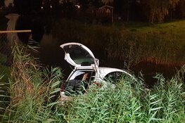 Auto gevonden in de sloot, bestuurder verdwenen