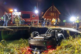 Peperdure Porsche crasht in Landsmeer, bestuurder spoorloos