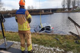Auto te water aangetroffen in Watergang