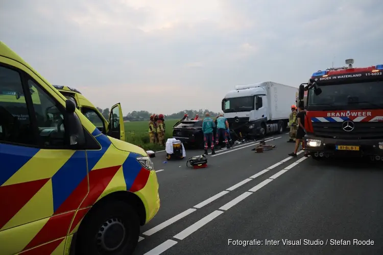 Dodelijk ongeluk op N247 bij Broek in Waterland