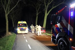 Auto tegen boom gereden in Purmer