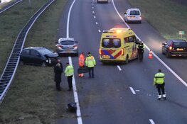 Ongelukken op A7 bij Purmerend, veel vertraging