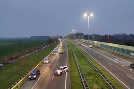 Ongelukken op A7 bij Purmerend, veel vertraging