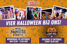 Halloween vier je bij Sir Winston Fun & Games!