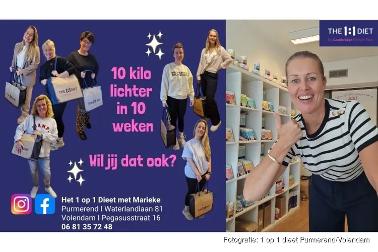 Duurzaam afvallen? Dat kan bij 1 op 1 dieet van Marieke Bekink