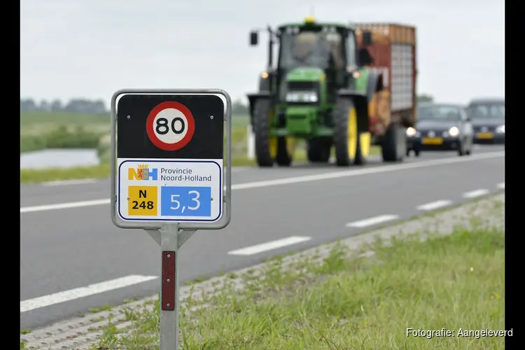 Meer provinciale wegen in Noord-Holland open voor landbouwverkeer