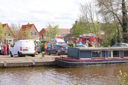 Flinke schade na brand in woonboot Monnickendam