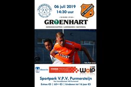Purmersteijn ontvangt op 6 juli FC Volendam