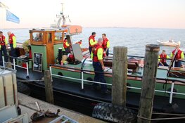 Brand op boot aan Zuideinde