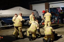 Brand in garagebox Edam