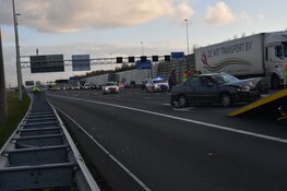 Ongeluk vlak voor Knooppunt Zaandam