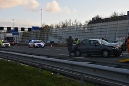 Ongeluk vlak voor Knooppunt Zaandam
