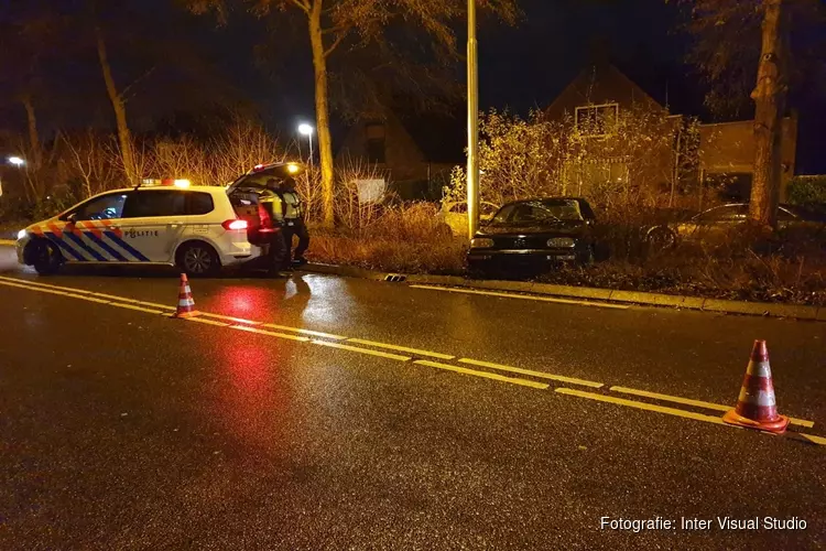 Bestuurder cabrio spoorloos na ongeval
