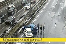 A10 Noord richting Zaandam afgesloten door ongeluk