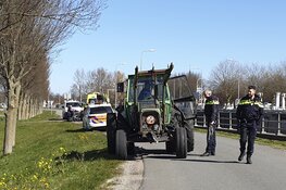 Fietser gewond door ongeval met tractor