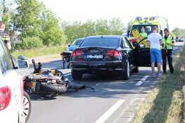Motorrijder zwaargewond na ongeval bij Watergang