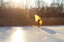 Volop schaatsers in en rondom Het Twiske ondanks waarschuwingen