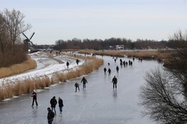 Wederom schaatsdrukte op Het Twiske