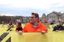 Demonstratie tegen RES-project van Gemeente Amsterdam