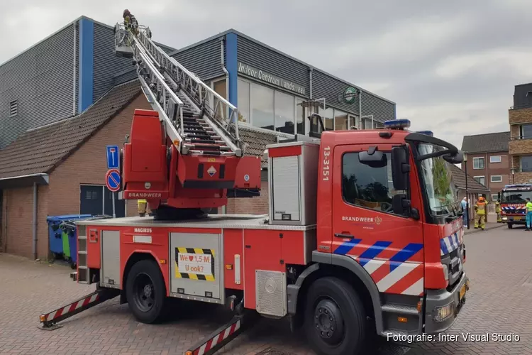 Brandje in kantine sporthal Landsmeer