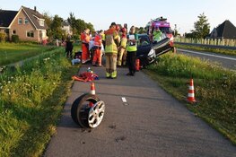 Meerdere gewonden bij frontale botsing Ilpendam