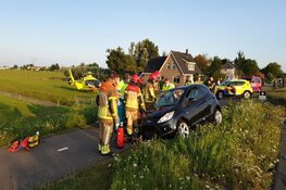 Meerdere gewonden bij frontale botsing Ilpendam