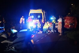Klein drama in Purmerland: scooter ten val en trauma-piloot raakte gewond