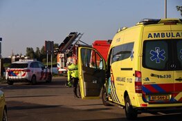 Veerboot veroorzaakt ongeval op kanaal bij Watergang