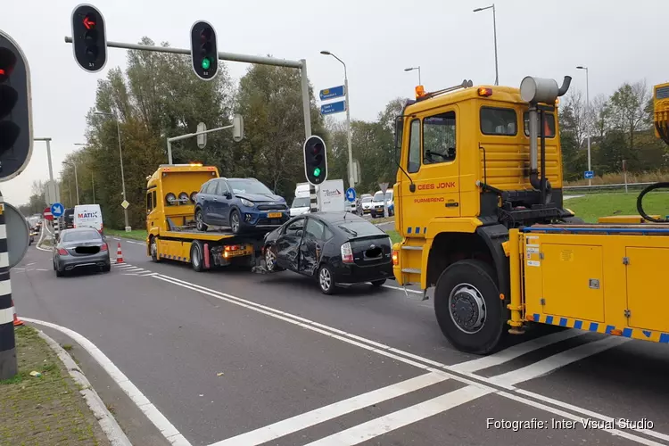 Botsing op N247 bij Monnickendam