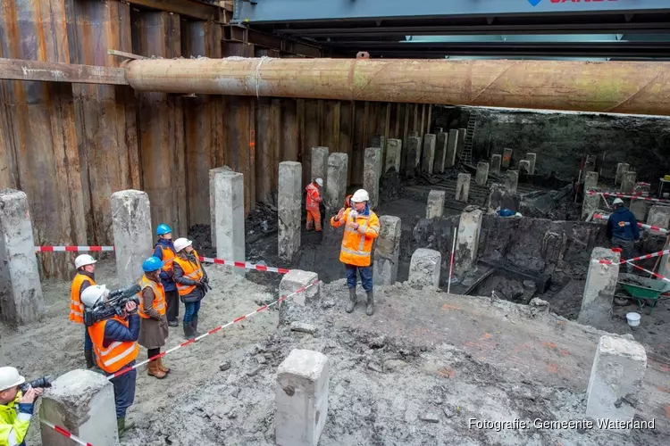 Bijzondere archeologische vondst bij bouw gemaal Monnickendam