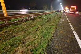 Auto doorgereden na ongeval