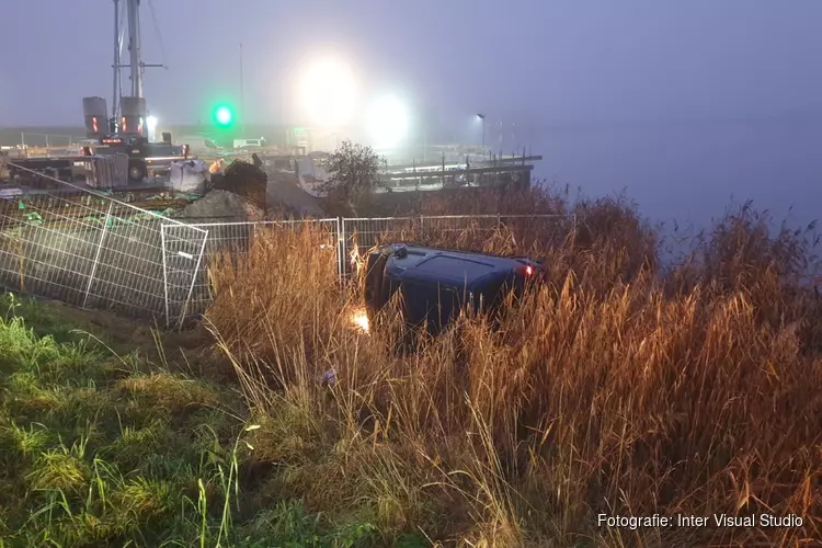 Eenzijdig ongeval op dijk tussen Monnickendam en Marken