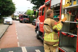 Brand in dak van woning in Landsmeer