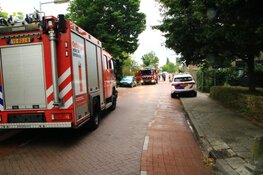 Brand in dak van woning in Landsmeer