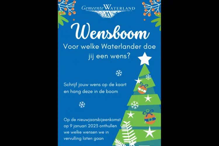 Wensboomactie in gemeente Waterland