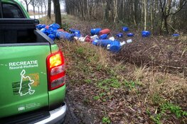 Gedumpt aangetroffen afval in &#39;t Twiske