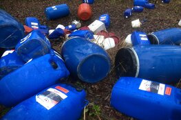 Gedumpt aangetroffen afval in &#39;t Twiske