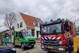Brand in huis in verbouwing in Landsmeer