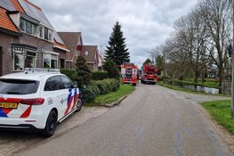 Brand in huis in verbouwing in Landsmeer