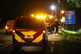 Ravage na ongeluk in Broek in Waterland, inzittenden slaan op de vlucht